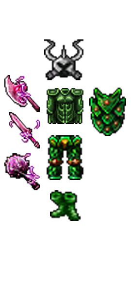 Roadstar Knight Set + Axe/Club/Sword + 5 DIAS VIP